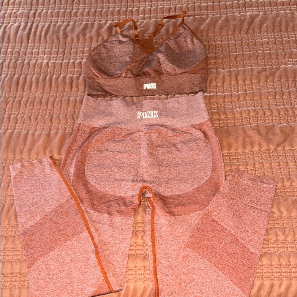 PINK Victoria's Secret Women's orange Intimates Set